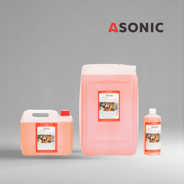 ASONIC AS-MLP – Pastrues ultrasonik për plastikë dhe metale të lehta ASONIC AS-MLP detergjent në kanistera 1L, 5L dhe 25L për pastrimin e plastikave dhe pjesëve të lehta metalike.