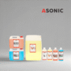 ASONIC AS-MIX solucion pastrimi ultrasonik me shumë qëllime, detergjent i gjithanshëm për përdorim industrial, laboratorik dhe në punëtori.