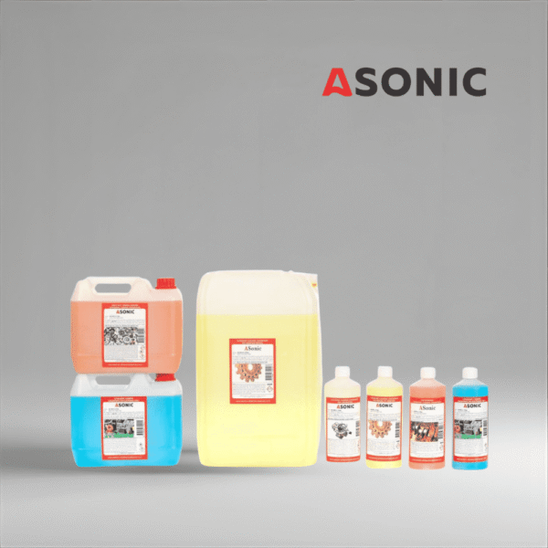 ASONIC AS-MIX solucion pastrimi ultrasonik me shumë qëllime, detergjent i gjithanshëm për përdorim industrial, laboratorik dhe në punëtori.