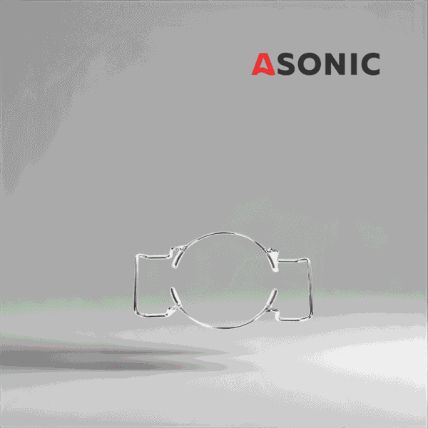 ASONIC-BEAKER-08L Mbajtëse beukeri laboratorike ASONIC 0.8L, aksesor i vogël prej çeliku inox për aplikime precize të pastrimit ultrasonik