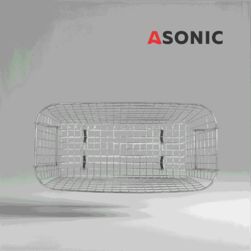 Shportë prej çeliku inox ASONIC PRO-30 BASKET-3 për pastrues ultrasonik PRO-30
