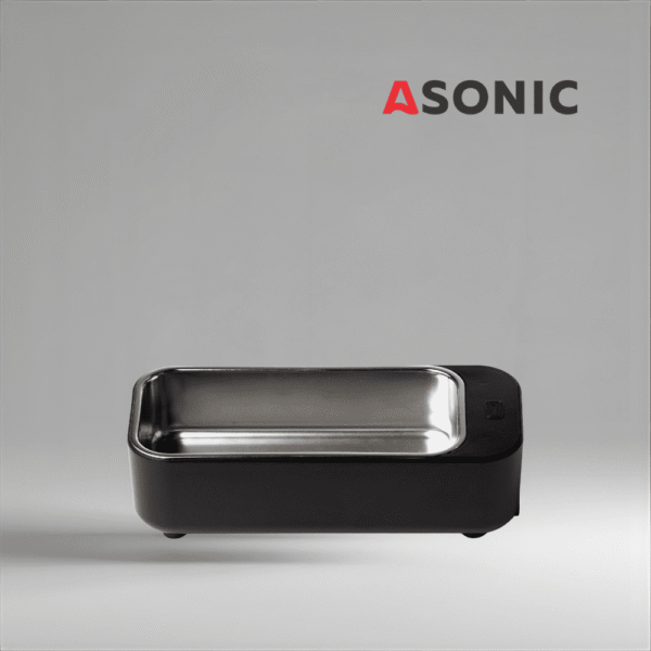 ASONIC HOME-450black makinë pastrimi ultrasonik, njësi elegante për aksesorët e përditshëm shtëpiakë.