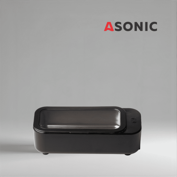 ASONIC HOME-450black pastrues ultrasonik, pajisje portative për pastrim të besueshëm në shtëpi të aksesorëve të vegjël.