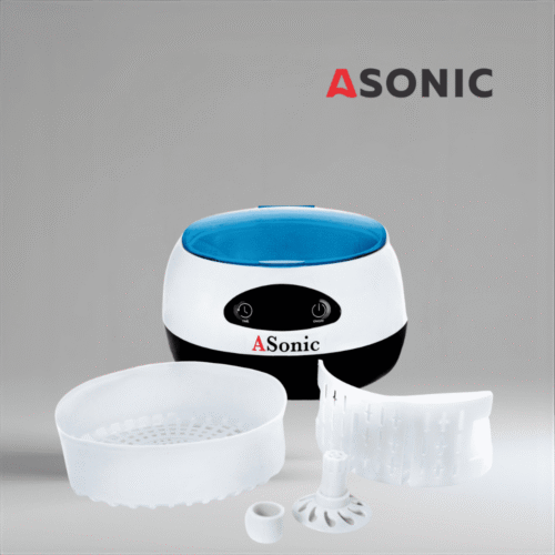 ASONIC HOME-750-3 ASONIC HOME-750 banja ultrasonike, njësi efikase për përdorim shtëpiak për pastrimin e aksesorëve personalë dhe delikate. ASONIC HOME-750 njësi pastrimi ultrasonik prej çeliku inox, dizajn kompakt për përdoruesit shtëpiakë. ASONIC HOME-750 pastrues ultrasonik për përdorim të përditshëm në shtëpi, ideal për bizhuteri, syze dhe monedha.