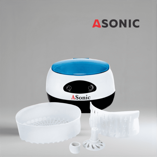 ASONIC HOME-750-3 ASONIC HOME-750 banja ultrasonike, njësi efikase për përdorim shtëpiak për pastrimin e aksesorëve personalë dhe delikate. ASONIC HOME-750 njësi pastrimi ultrasonik prej çeliku inox, dizajn kompakt për përdoruesit shtëpiakë. ASONIC HOME-750 pastrues ultrasonik për përdorim të përditshëm në shtëpi, ideal për bizhuteri, syze dhe monedha.