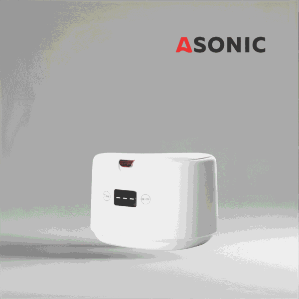 Banjo ultrasonike ASONIC HOME-dent prej çeliku inox, kompakte dhe praktike për përdorim dentar dhe shtëpiak.