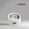 ASONIC HOME-dent ultrasonic cleaner, portable home solution for dentures, retainers and jewelry.
