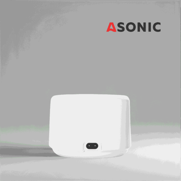 ASONIC HOME-dent ultrasonic bath, stainless steel design for precise cleaning of small dental tools.