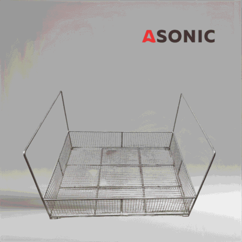 ASONIC IND-1000shportë-1 Shportë për pastrues ultrasonik ASONIC IND-1000 – çelik inox i fortë