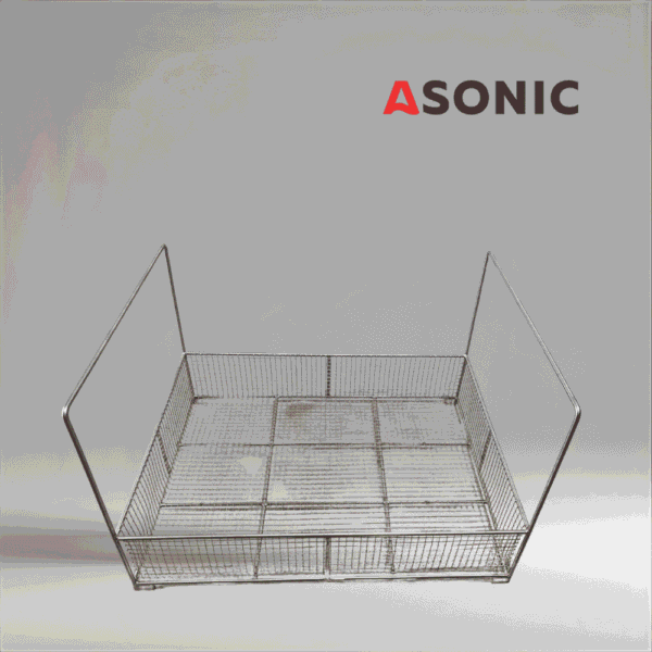 Shportë për pastrues ultrasonik ASONIC IND-1000 – çelik inox i fortë