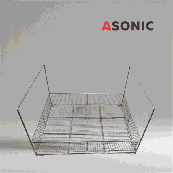 Shportë prej çeliku inox për pastrues ultrasonik industrial ASONIC IND-1000