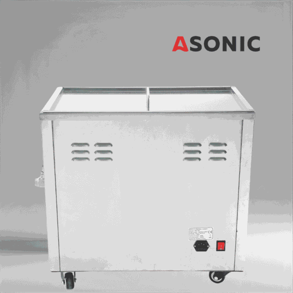 ASONIC-IND-400-5 ASONIC IND-400 ultrasonic cleaning machine, ideal for professional use in factories and laboratories.