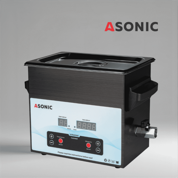 Pastrues ultrasonik ASONIC MED-30 me sistem ngrohjeje për pastrim efektiv