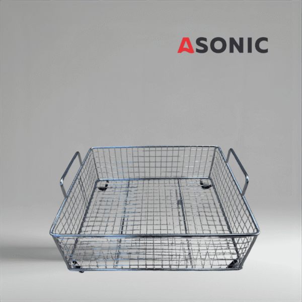 Shportë prej çeliku inox për pastrues ultrasonik të madh ASONIC IND-150
