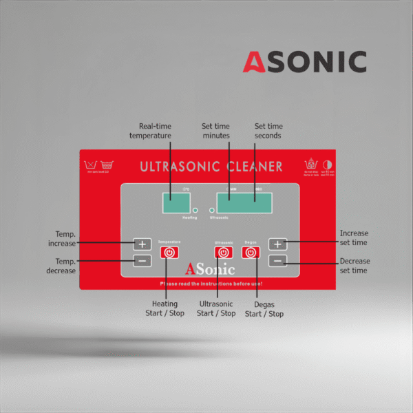 ASONIC PRO-150S-7 Pastrues ultrasonik ASONIC PRO-150s për aplikime industriale dhe laboratorike