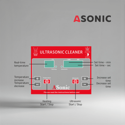 Banjë ultrasonike ASONIC PRO-20 për familje, sistem kompakt i projektuar për bizhuteri dhe syze.