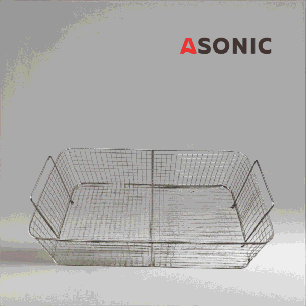 Shportë prej çeliku inox për pastrues ultrasonik ASONIC Pro-300