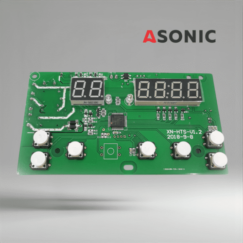ASONIC-PROmodel-displayPCB-degas Pllakë qarku për ekspozitë ASONIC PROmodel me funksion dega, bord kontrolli zëvendësues i avancuar për makinat e pastrimit me ultratinguj