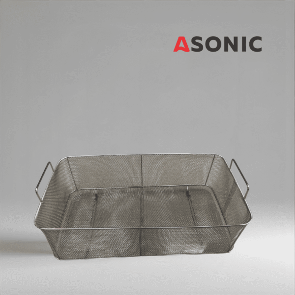 ASONIC PRO-300 shportë e imët Shporta e pastruesit ultrasonik ASONIC Pro-300 – çelik inox industrial
