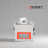ASONIC Vinyl Cleaner-02 solucion ultrasonik, madhësi kompakte për pastrimin e deri në 2 disqesh vinili në mënyrë të sigurt dhe efektive.