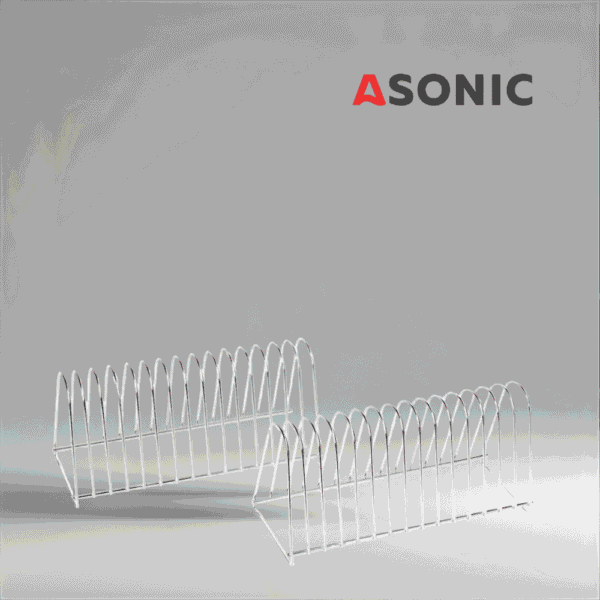ASONIC Vinyl Hold-15 accessory, durable holder for cleaning up to 15 vinyl records safely in ultrasonic cleaners.