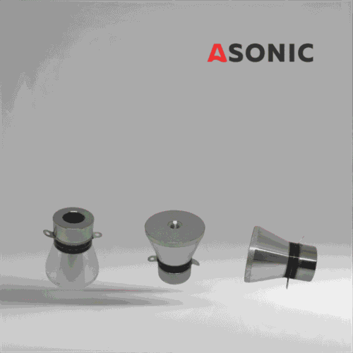 Transduktor ASONIC-28khz60W Transduktori ultrasonik ASONIC 28 kHz 60 W, komponent i fuqishëm i projektuar për pastruesit ultrasonikë industrialë.
