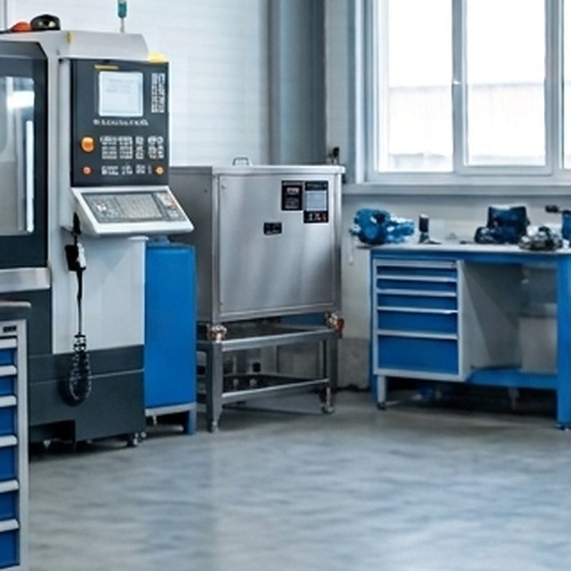 Pastrues ultrasonik industrial ASONIC në një fabrikë prodhimi